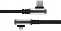 Кабель ROMBICA Digital Electron I, Lightning to USB, длина 1,2 м. Цвет черный. (IPQ-001)