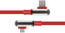 Кабель ROMBICA Digital Electron M, Micro-USB to USB, длина 1,2 м. Цвет красный. (MPQ-003)