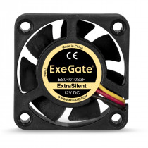 Вентилятор для корпуса EXEGATE 40 мм, 5000 об/мин, 7.27 CFM, 24 дБ, 3-pin, ES04010S3P (EX283364RUS)
