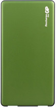 Внешний аккумулятор GP 5000 мАч, 2x USB 2.4А, Portable Power Bank MP05 Green (MP05MAG)