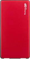 Внешний аккумулятор GP 5000 мАч, 2x USB 2.4А, Portable Power Bank MP05 Red (MP05MAR)