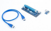 Райзер KS-IS (комплект) USB Riser (PCI-Ex1M - > PCI-Ex16F) (KS-347)