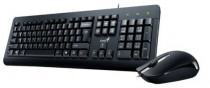 Клавиатура + мышь GENIUS KM-160 Only Laser черный, KB-115, 104 клавиши, мышь DX-160, оптическая, 3 кнопки, USB (31330001430)
