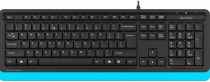 Клавиатура A4TECH Fstyler FK10 черный/синий USB (FK10 BLUE)