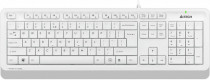 Клавиатура A4TECH Fstyler FK10, белый/серый, USB (FK10 WHITE)