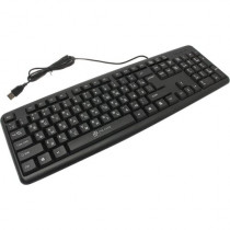 Клавиатура OKLICK проводная, мембранная, цифровой блок, USB, Оклик 180V2, чёрный (180M V2)
