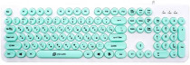 Клавиатура OKLICK Оклик 400MR белый/мятный (400MR White/Mint)