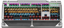 Клавиатура OKLICK проводная, механическая, цифровой блок, подсветка клавиш, USB, Оклик 980G HUMMER, чёрный (Oklick 980G)