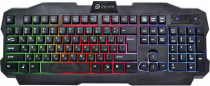 Клавиатура OKLICK проводная, мембранная, цифровой блок, подсветка клавиш, USB, Оклик 757G MADNESS, чёрный (Oklick 757G)