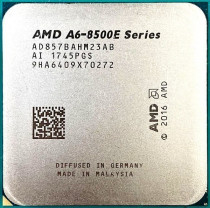 Процессор AMD Socket AM4, PRO A6-8570E, 2-ядерный, 3000 МГц, Turbo: 3400 МГц, Carrizo PRO, Кэш L2 - 1 Мб, Radeon R5, 28 нм, 35 Вт, OEM (AD857BAHM23AB)