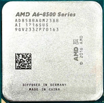 Процессор AMD Socket AM4, PRO A6-8580, 2-ядерный, 3800 МГц, Turbo: 4000 МГц, Bristol Ridge PRO, Кэш L2 - 1 Мб, Radeon R5, 28 нм, 65 Вт, OEM (AD858BAGM23AB)