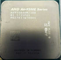 Процессор AMD Socket AM4, PRO A6-9500E, 2-ядерный, 3000 МГц, Turbo: 3400 МГц, Bristol Ridge PRO, Кэш L2 - 1 Мб, Radeon R5, 28 нм, 35 Вт, OEM (AD950BAHM23AB)