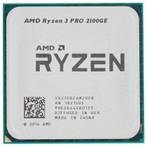 Процессор AMD Socket AM4, Ryzen 3 PRO 2100GE, 4-ядерный, 3200 МГц, Raven Ridge, Кэш L2 - 2 Мб, Кэш L3 - 4 Мб, Radeon Vega 3, 14 нм, 35 Вт, OEM (YD210BC6M2OFB)