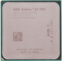 Процессор AMD Socket FM2, Athlon X2 370K, 2-ядерный, 4000 МГц, Turbo: 4200 МГц, Richland, Кэш L2 - 1 Мб, 32 нм, 65 Вт, OEM (AD370KOKA23HL)