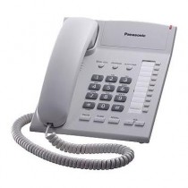 Телефон PANASONIC проводной, однокнопочный набор 20 номеров, повторный набор номера, тональный набор, регулятор уровня громкости в трубке, регулятор громкости звонка, белый (KX-TS2382RUW)