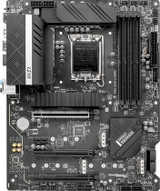 Материнская плата MSI Socket 1700, Intel Z690, 4xDDR4, PCI-E 5.0, 2500 Мбит/с, 2xUSB 3.2 Gen1, USB 3.2 Gen2, USB 3.2 Gen2x2 Type-C, HDMI, DisplayPort, ATX (PRO Z690-A DDR4)