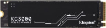 SSD накопитель KINGSTON 4 Тб, внутренний SSD, M.2, 2280, PCI-E 4.0 x4, чтение: 7000 Мб/сек, запись: 7000 Мб/сек, TLC, KC3000 (SKC3000D/4096G)