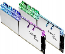Комплект памяти G.SKILL 16 Гб, 2 модуля DDR-4, 41000 Мб/с, CL20-30-30-50, 1.6 В, радиатор, подсветка, 5066MHz, Trident Z Royal, 2x8Gb KIT (F4-5066C20D-16GTRS)