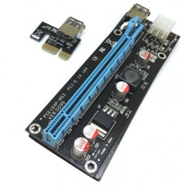 Райзер ESPADA (комплект) PCI-Ex1 (M) - PCI-Ex16 (F)(ver009s), с питанием, 80cm (43370) (EPCIeKit ver009s)
