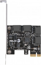 Контроллер ASUS PCIE TO 4 SATA CARD, MC (PCIE TO 4 SATA CARD-SI)