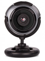 Веб камера A4TECH 640x480, USB 2.0, 0.30 млн пикс., автоматическая фокусировка, встроенный микрофон, крепление на мониторе, серый (PK-710G Grey)