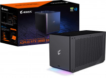 Внешняя видеокарта GIGABYTE GeForce RTX 3080, 10 Гб GDDR6X, 320 бит, GAMING BOX, rev. 2.0, Lite Hash Rate (GV-N3080IXEB-10GD 2.0 LHR)