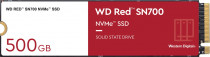 SSD накопитель WD 500 Гб, внутренний SSD, M.2, 2280, PCI-E x4, чтение: 3430 Мб/сек, запись: 2600 Мб/сек, Western Digital Red SN700 (WDS500G1R0C)