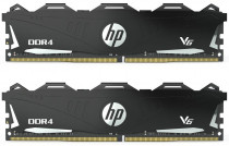 Комплект памяти HP 16 Гб, 2 модуля DDR4, 28800 Мб/с, CL18, 1.35 В, радиатор, 3600MHz, V6 black, 2x8Gb KIT (7TE46AA)