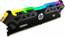 Память HP 8 Гб, DDR-4, 25600 Мб/с, CL16-18-18-38, 1.35 В, XMP профиль, радиатор, подсветка, 3200MHz, V8 RGB (7EH85AA)
