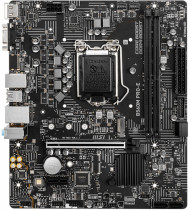 Материнская плата MSI Socket 1200, Intel B560, 2xDDR4, PCI-E 4.0, 2xUSB 3.2 Gen1, VGA, HDMI, mATX (B560M PRO-E)