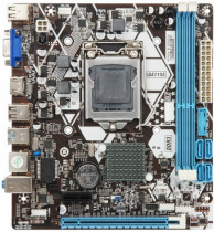 Материнская плата ESONIC Socket 1155, Intel H61, 2xDDR3, D-SUB+HDMI, 1xPCI-Ex16,1xPCI-EX1, 4xSATA2, 8 Ch Audio, Lan, (6+2)USB2.0, mATX (H61FHL)