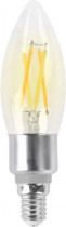 Умная лампа GEOZON FL-02 LED филамент/E14/C35/5.5W/2200K-5500K/Wi-Fi/AC 220-250В, 50/60Гц/470lm/transparent (GSH-SLF02)
