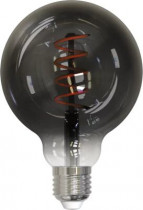 Умная лампа GEOZON FL-05 LED филамент тонированная /E27/G80/5.5W/2200K-5500K/Wi-Fi/AC 220-250В, 50/60Гц/450lm/black (GSH-SLF05)
