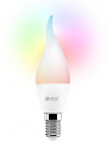 Умная лампа HIPER Smart LED bulb / LED /Wi-Fi/Е14/Candle CF37/Регулируемая яркость и цвет/6Вт/2700К-6500К/520 лм/ (IOT LED C2 RGB)