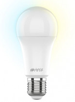 Умная лампа HIPER Smart LED bulb LED Wi-Fi/Е27/Classic A60/Регулируемая яркость и оттенок белого/12Вт/2700К-6500К/1020 лм/ (IOT A61 WHITE)