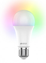 Умная лампа HIPER Smart LED bulb LED Wi-Fi/Е27/Classic A60/Регулируемая яркость и цвет/12Вт/2700К-6500К/1020 лм/ (IOT A61 RGB)
