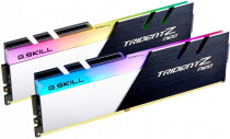 Комплект памяти G.SKILL 64 Гб, 2 модуля DDR-4, 32000 Мб/с, CL18-22-22-42, 1.4 В, XMP профиль, радиатор, подсветка, 4000MHz, Trident Z Neo, 2x32Gb KIT (F4-4000C18D-64GTZN)