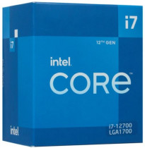 Процессор INTEL Socket 1700, Core i7 - 12700, 12-ядерный, 2100 МГц, Turbo: 4900 МГц, Alder Lake, Кэш L2 - 12 Мб, Кэш L3 - 25 Мб, UHD Graphics 770, 10 нм, 180 Вт, BOX (BX8071512700)