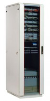 Шкаф напольный ЦМО 33U (600x1000) дверь стекло (3 места) (ШТК-М-33.6.10-1ААА)