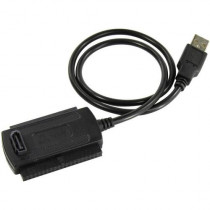 Кабель-адаптер KS-IS SATA/PATA/IDE USB 2.0 с внешним питанием (KS-461)