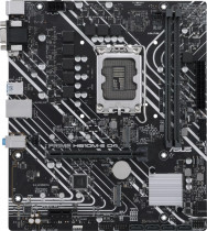 Материнская плата ASUS Socket 1700, Intel H610, 2xDDR4, PCI-E 4.0, 2xUSB 3.2 Gen1, VGA, HDMI, DisplayPort, mATX (PRIME H610M-E D4)