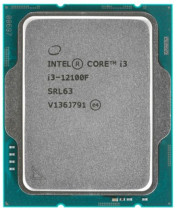 Процессор INTEL Socket 1700, Core i3 - 12100F, 4-ядерный, 3300 МГц, Turbo: 4300 МГц, Alder Lake, Кэш L2 - 5 Мб, Кэш L3 - 12 Мб, 10 нм, 89 Вт, OEM (CM8071504651013)