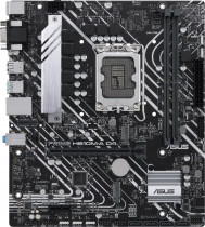 Материнская плата ASUS Socket 1700, Intel H610, 2xDDR4, PCI-E 4.0, 2xUSB 3.2 Gen2, VGA, HDMI, DisplayPort, mATX (PRIME H610M-A D4)