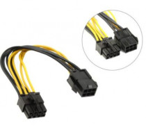 Кабель AKASA 6-pin PCIe to 8-pin ATX12V CPU connector (AK-CB051)