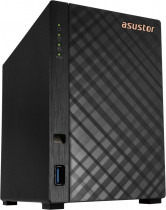 Сетевое хранилище (NAS) ASUSTOR сетевой накопитель, настольный, мест под HDD: 2, оперативной памяти 1 ГБ DDR4, 1x2500 Мбит/с (AS1102T)
