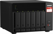 Сетевое хранилище (NAS) QNAP сетевой накопитель, настольный, мест под HDD: 6, оперативной памяти 8 ГБ DDR4, 2x2500 Мбит/с (TVS-675-8G)