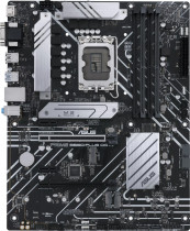 Материнская плата ASUS Socket 1700, Intel B660, 4xDDR4, PCI-E 4.0, 2500 Мбит/с, USB 3.2 Gen1, 2xUSB 3.2 Gen2, USB 3.2 Gen2x2 Type-C, VGA, HDMI, DisplayPort, ATX (PRIME B660-PLUS D4)