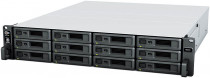 Сетевое хранилище (NAS) SYNOLOGY сетевой накопитель, стоечный, 4 гигабитных LAN-порта, 12 мест для HDD, форм-фактор 3.5