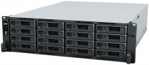 Сетевое хранилище (NAS) SYNOLOGY сетевой накопитель, стоечный, 4 гигабитных LAN-порта, 16 мест для HDD, форм-фактор 3.5