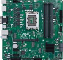 Материнская плата ASUS Socket 1700, Intel B660, 4xDDR4, PCI-E 4.0, 2xUSB 3.2 Gen1, VGA, HDMI, 2xDisplayPort, mATX (PRO B660M-C D4-CSM)